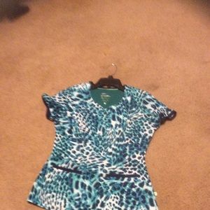 Premiere size small scrub top